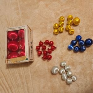 Vintage Pyramid Christmas Ornaments Bundle